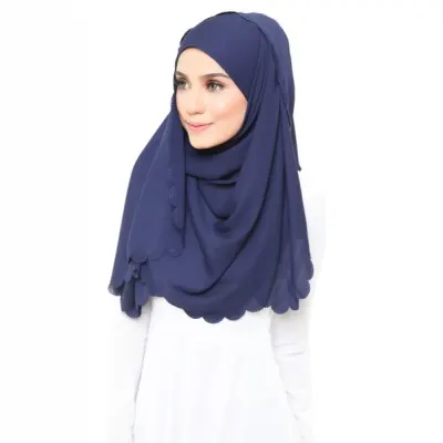 LUXE BLOOM SHAWL - INSIGNIA BLUE (1)